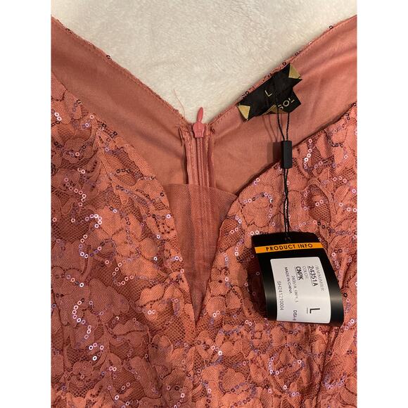 Miusol Pink Lace Maxi Dress - Picture 7 of 16